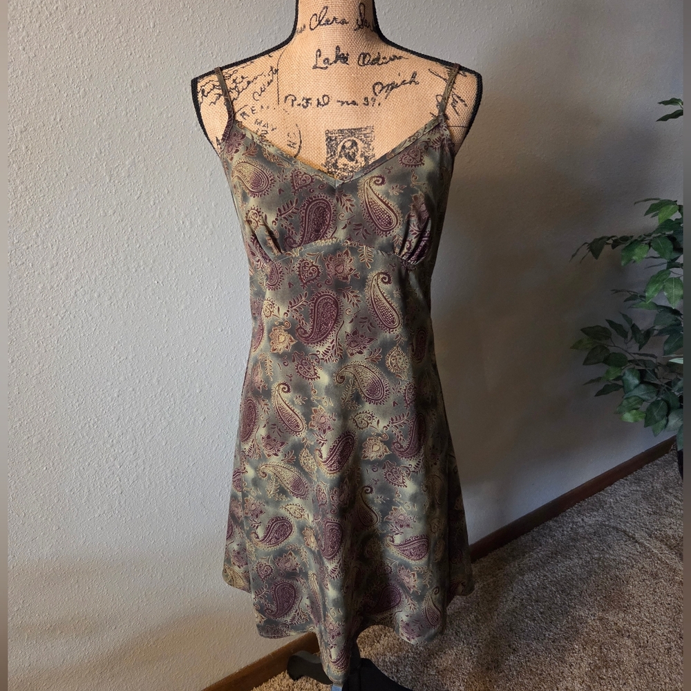 Paisley print dress